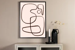Poster Line art 50x70 cm