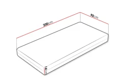 Profi Madrass 90x200 cm