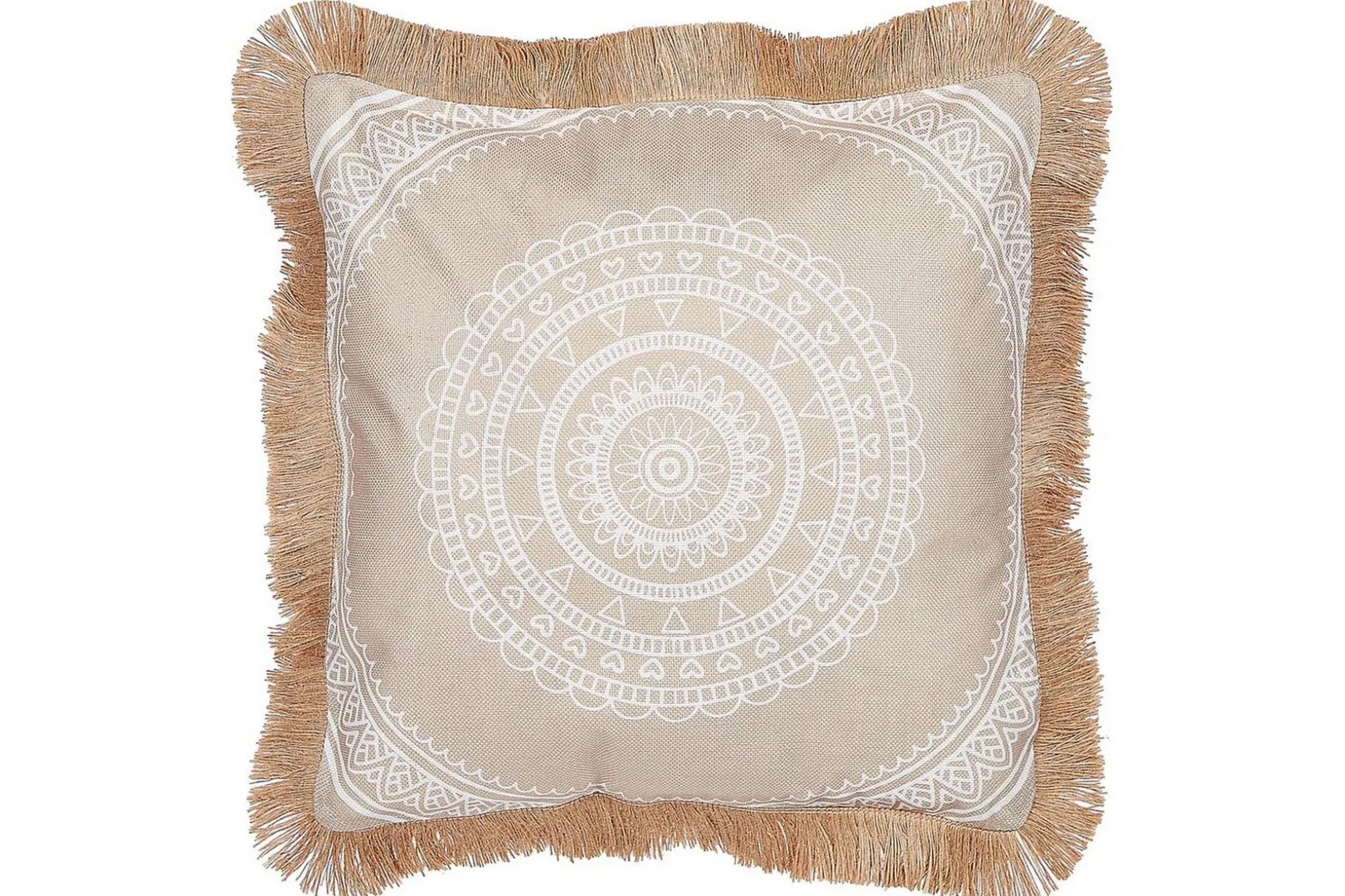 Prydnadskuddar Agrimony set om 2 Beige/vit