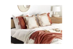 Prydnadskuddar Agrimony set om 2 Beige/vit
