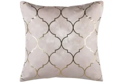 Prydnadskuddar Alyssum set om 2 Rosa/guld, Polyester
