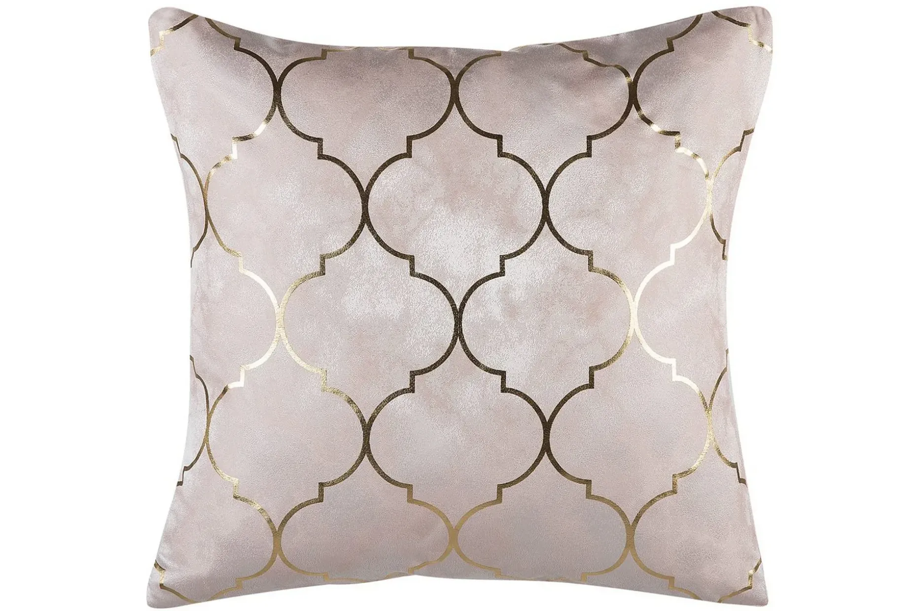 Prydnadskuddar Alyssum set om 2 Rosa/guld, Polyester