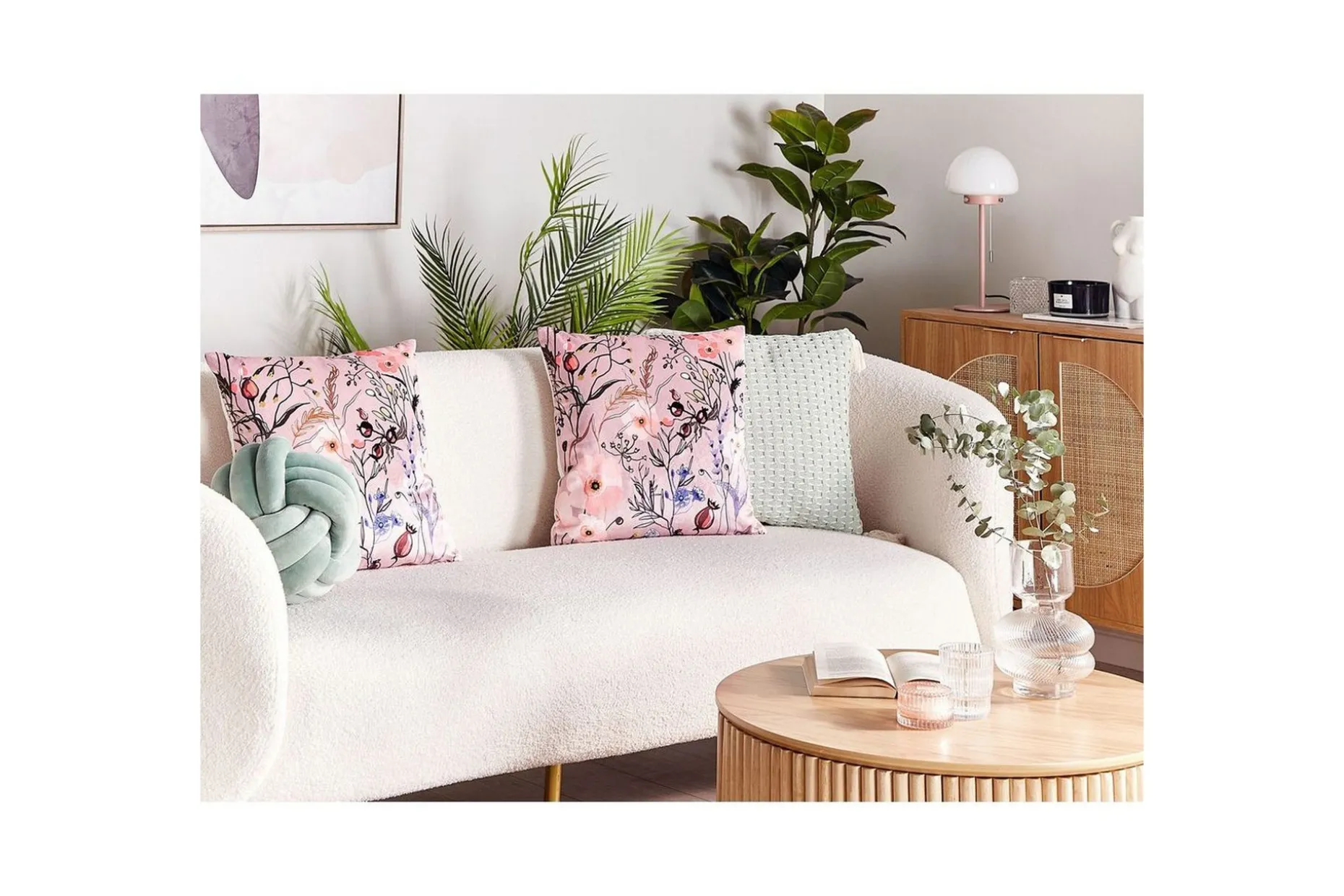 Prydnadskuddar Anemones set om 2
