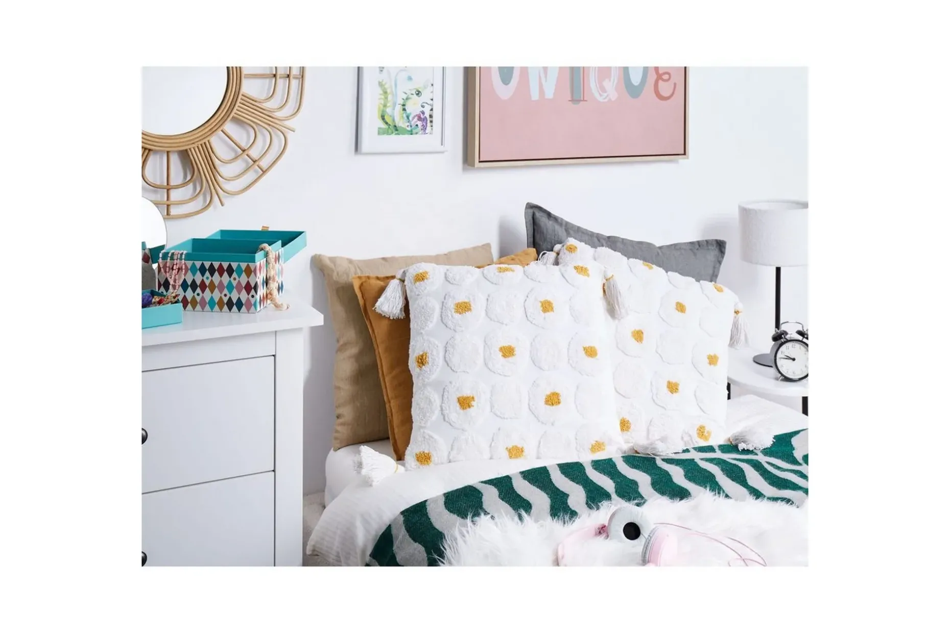 Prydnadskuddar Azalia set om 2
