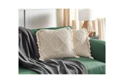 Prydnadskuddar Besham set om 2 Beige