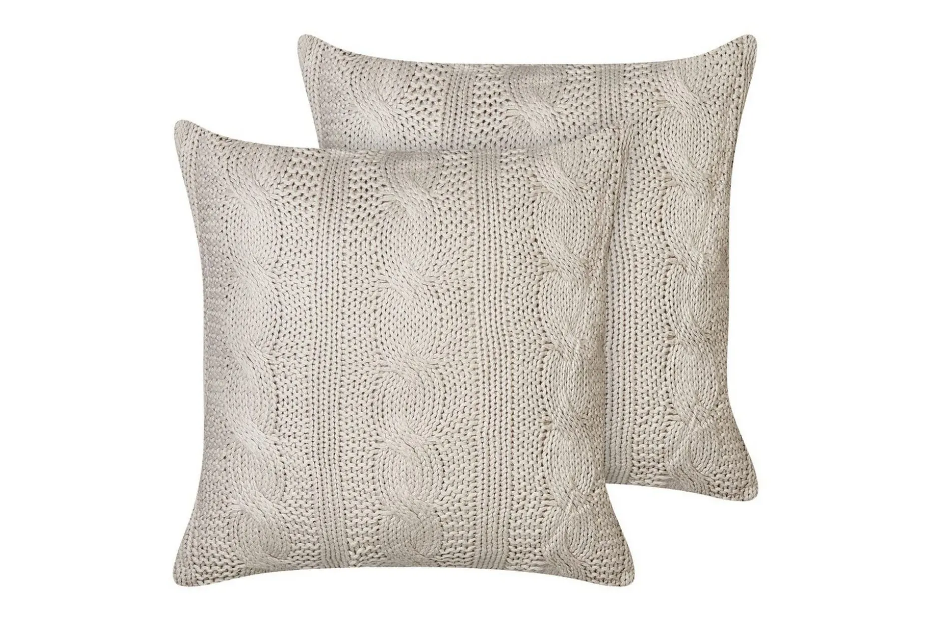Prydnadskuddar Constylis set om 2 Beige