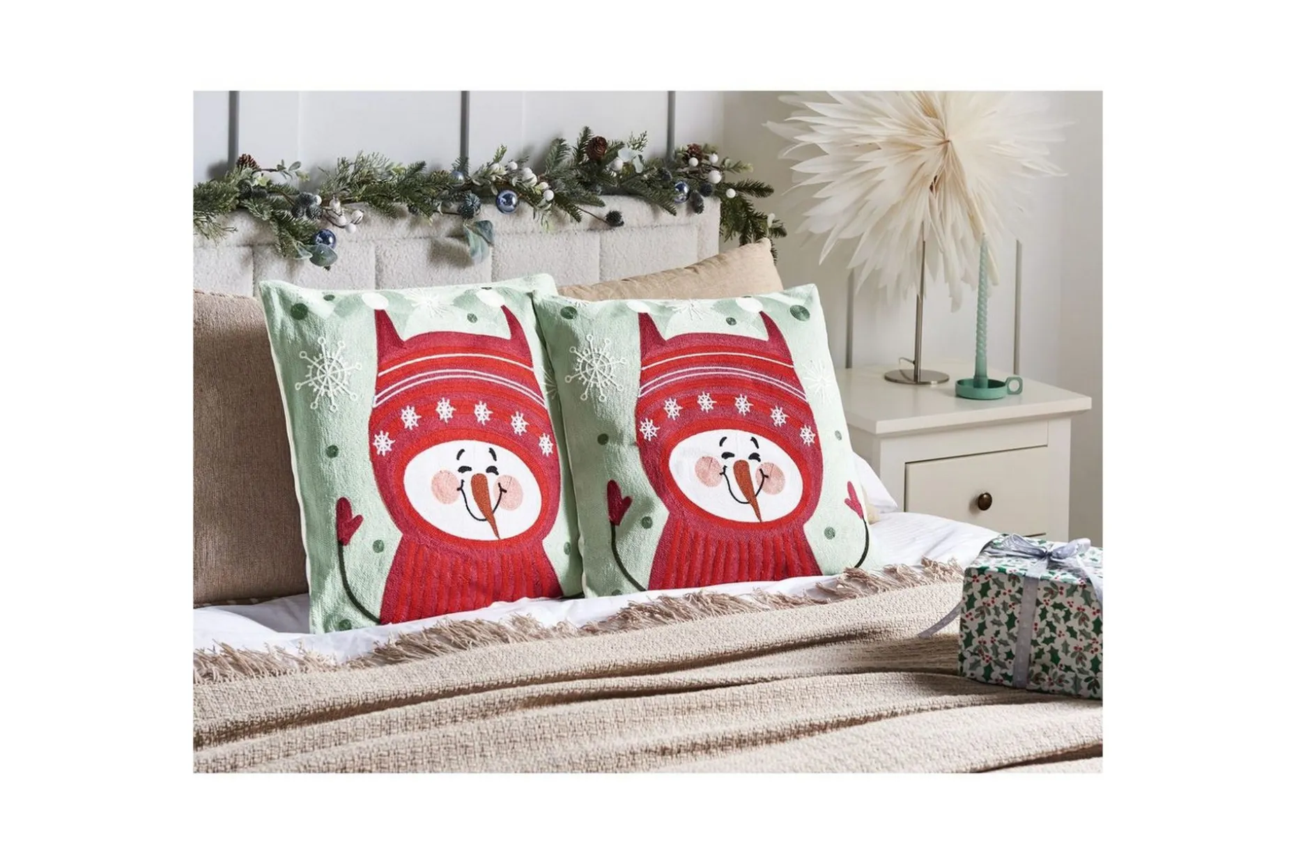 Prydnadskuddar Cupcake set om 2