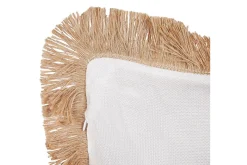 Prydnadskuddar Geranium set om 2 Beige/svart
