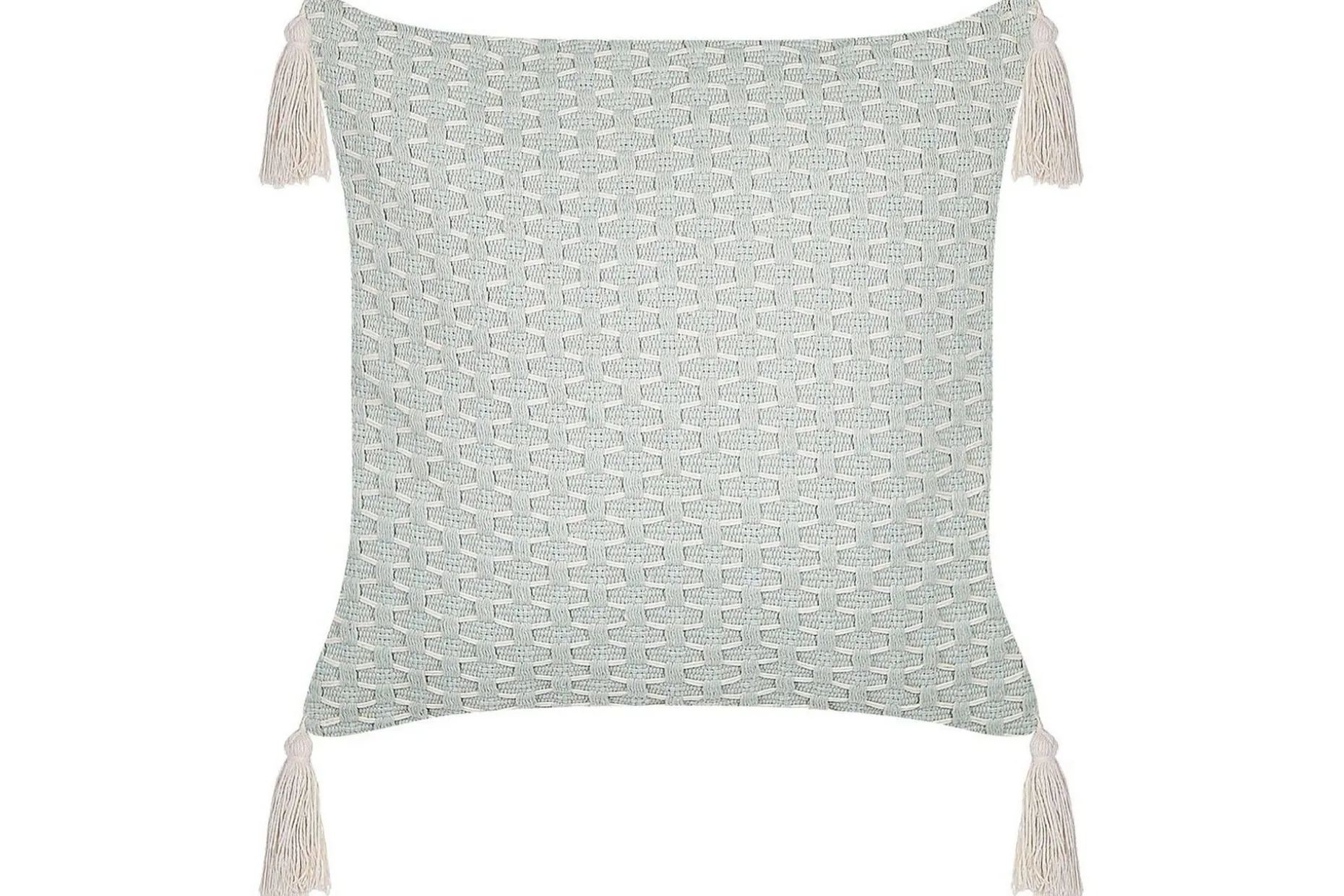 Prydnadskuddar Hakone set om 2 Grön/beige, Fyrkantig