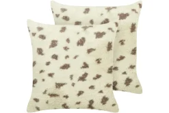 Prydnadskuddar Kasra set om 2 Beige