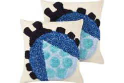 Prydnadskuddar Ladybird set om 2