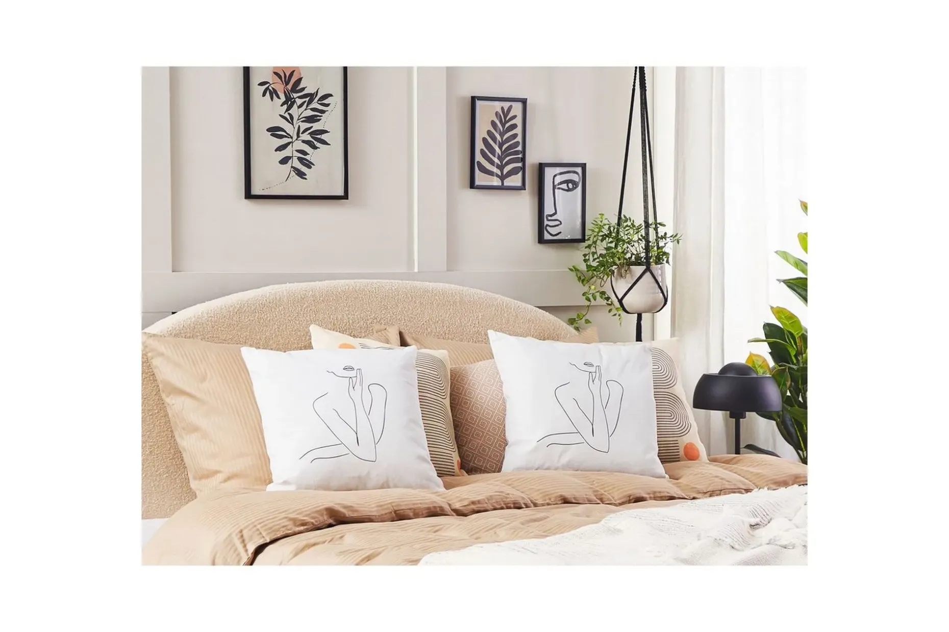 Prydnadskuddar Meadowfoam set om 2