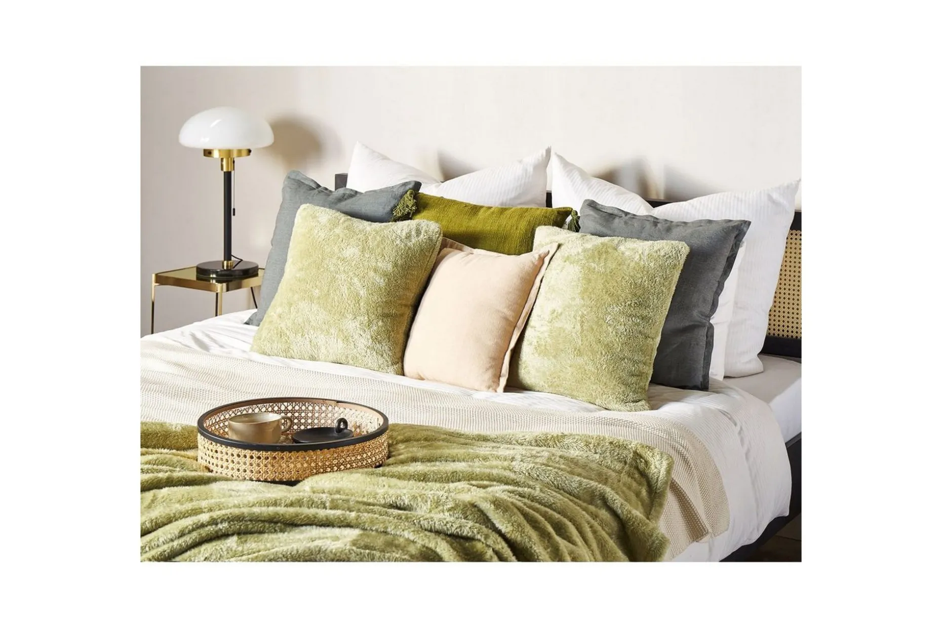 Prydnadskuddar Pilea set om 2 Grön