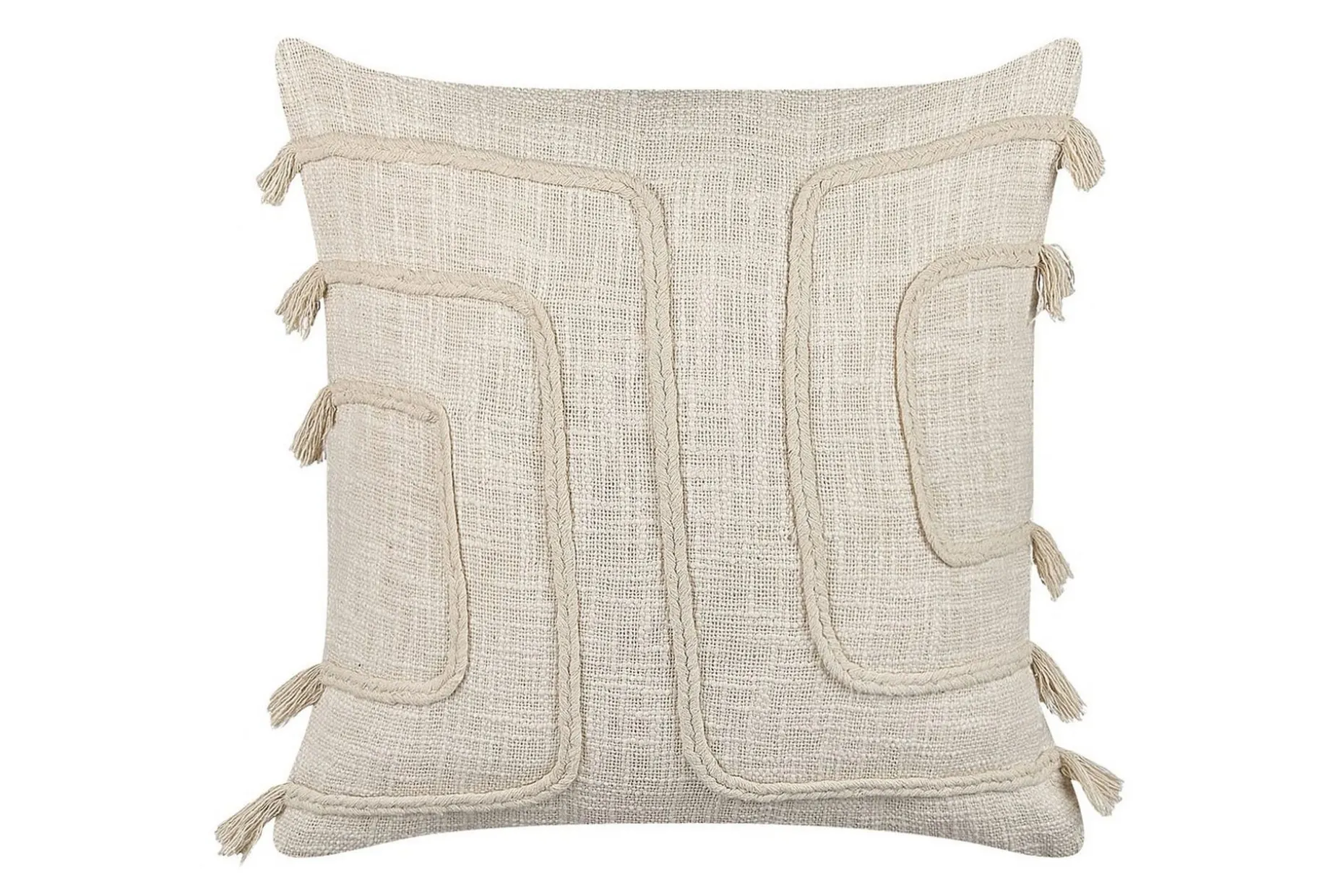 Prydnadskuddar Pleione set om 2 Beige