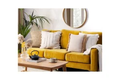 Prydnadskuddar Pleione set om 2 Beige