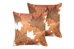 Prydnadskuddar Poinsettia set om 2