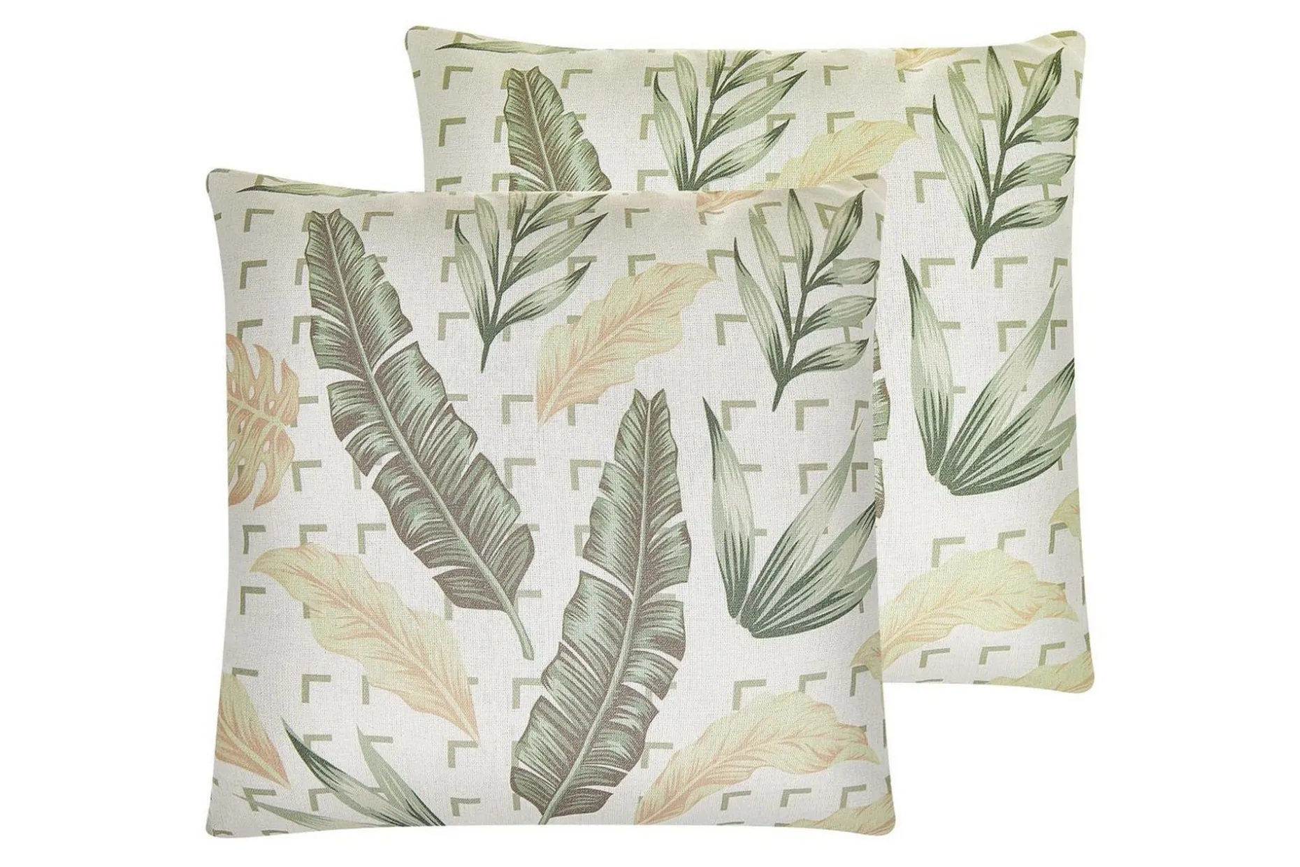 Prydnadskuddar Rhapis set om 2