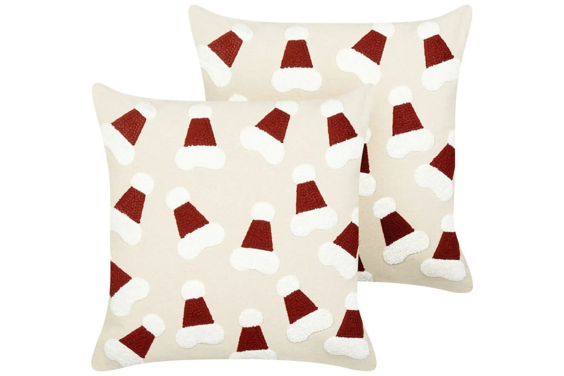 Prydnadskuddar Sugarplum set om 2