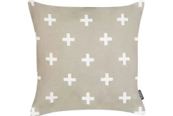 Prydnadskuddar Velleia set om 2 Beige/vit