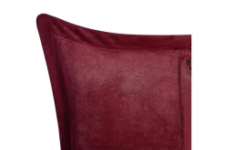 Prydnadskuddar Zinnia set om 2 Röd, Rektangulär