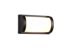Puelo Vägglampa E27 mattsvart