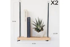 Pukkuri Vägghylla 40 cm