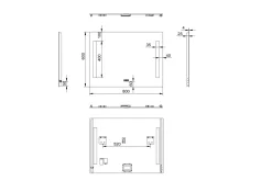 Purnuvara Badrumsspegel 80x60 cm LED-belysning
