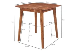 Raengel Matbord 80 cm
