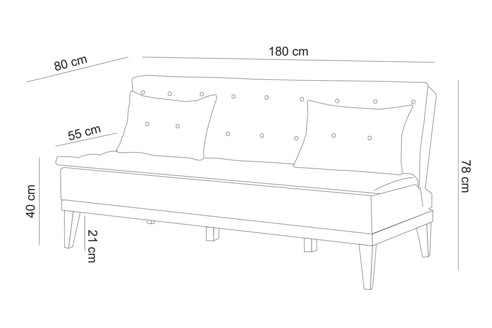 Raguel Bäddsoffa 3-sits