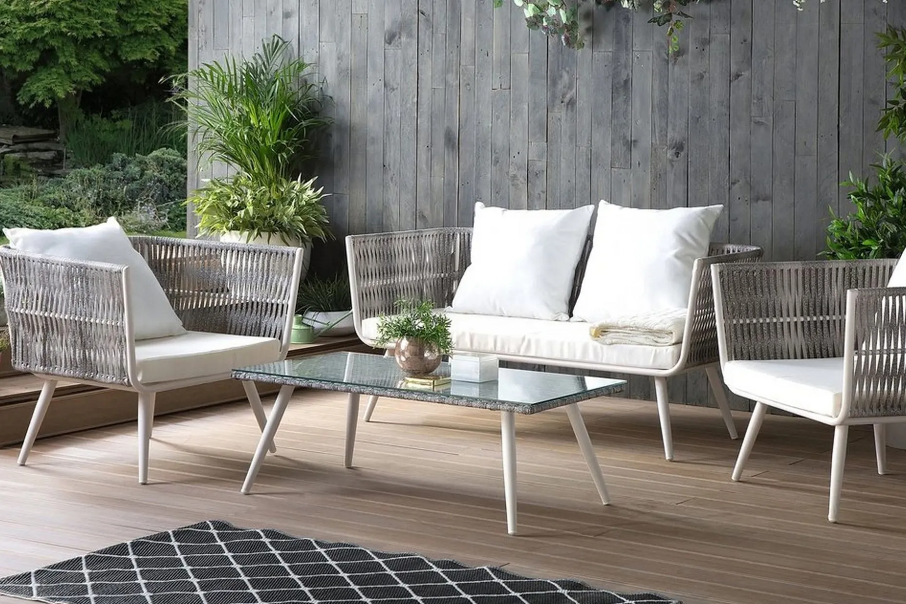 Ragusa Loungegrupp Utomhus 156 cm