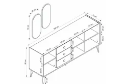 Ralor Konsollbord 180 cm