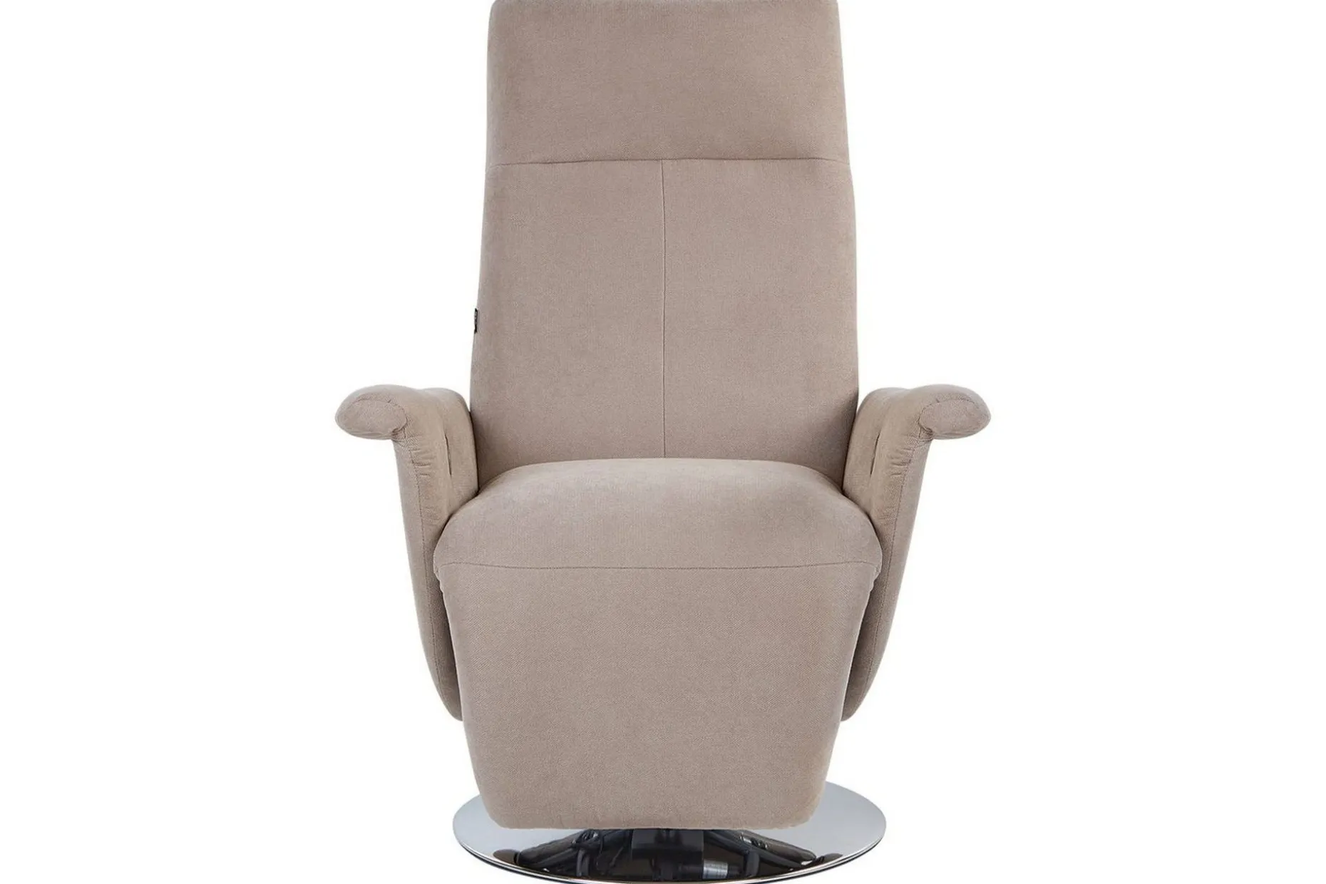 Reclinerfåtölj Prime Taupe/Silver