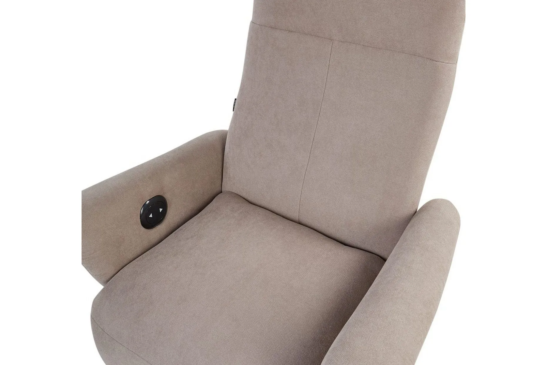 Reclinerfåtölj Prime Taupe/Silver