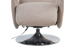 Reclinerfåtölj Prime Taupe/Silver