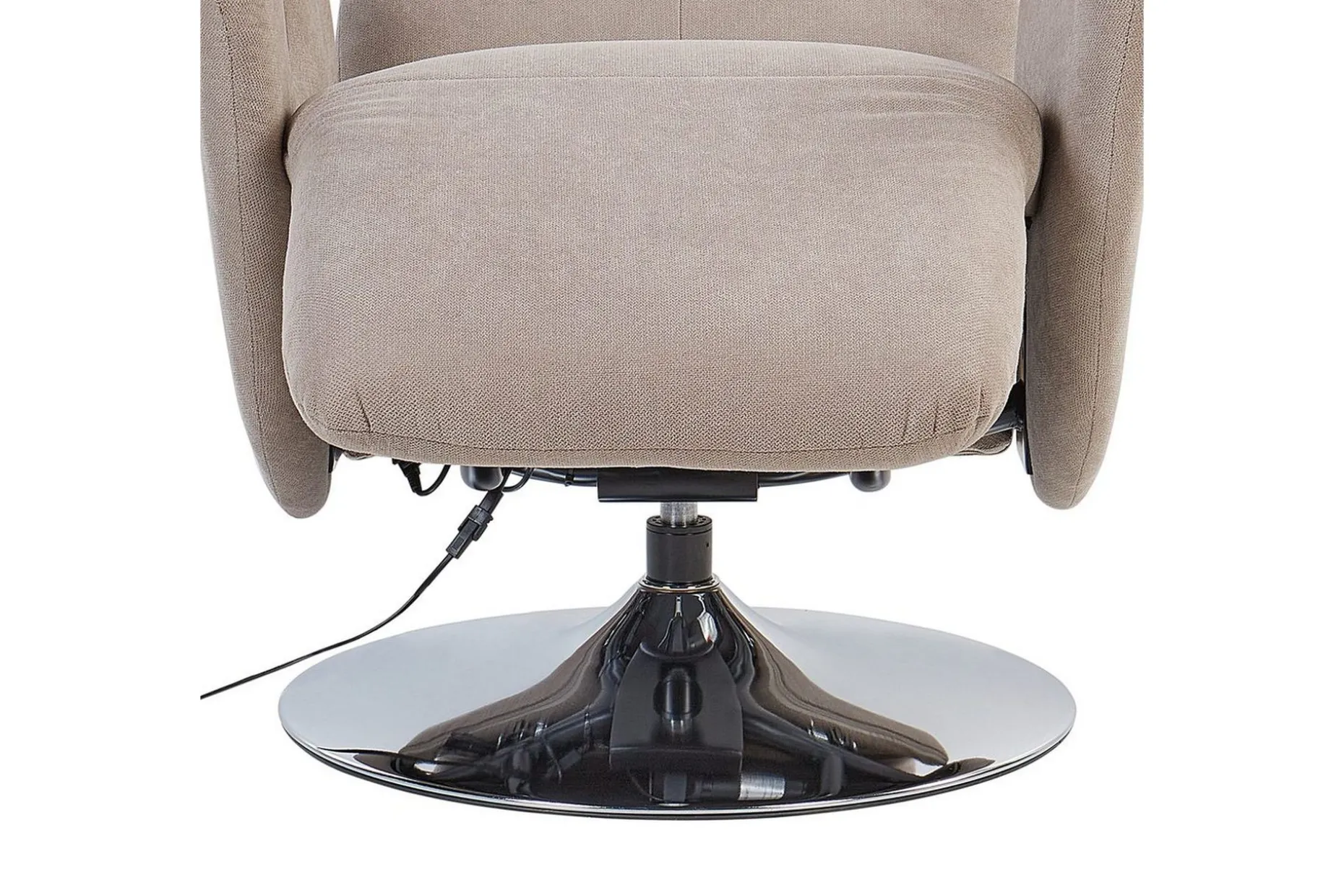 Reclinerfåtölj Prime Taupe/Silver