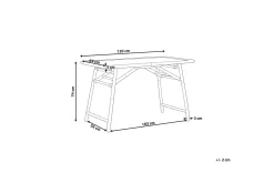 Redding Matbord Utomhus 120x69 cm