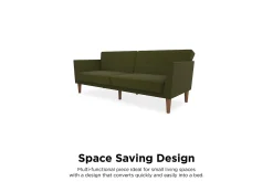Regal 2-sits Bäddsoffa Grön