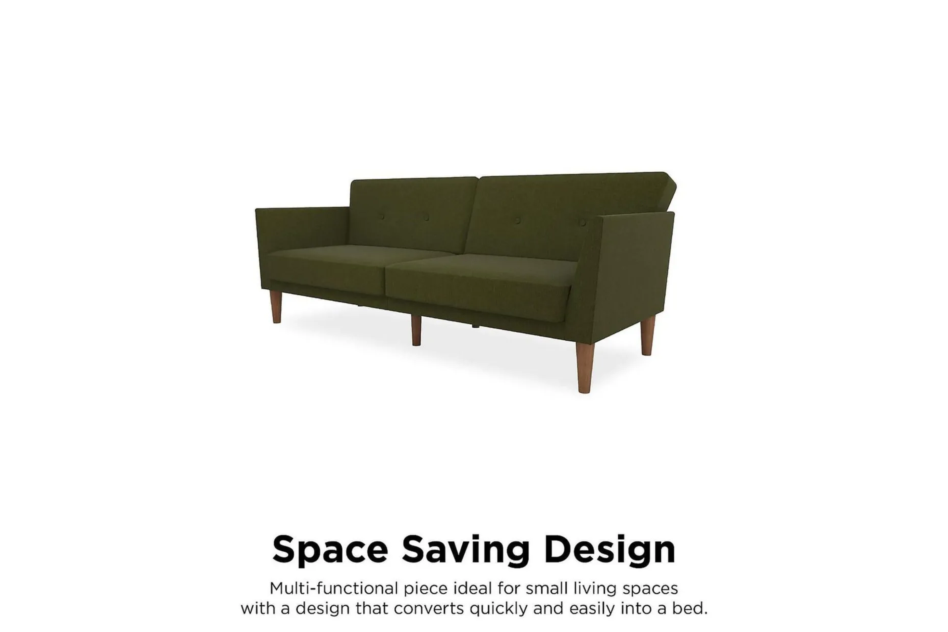 Regal 2-sits Bäddsoffa Grön
