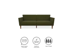 Regal 2-sits Bäddsoffa Grön
