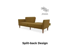Regal 2-sits Bäddsoffa Gul