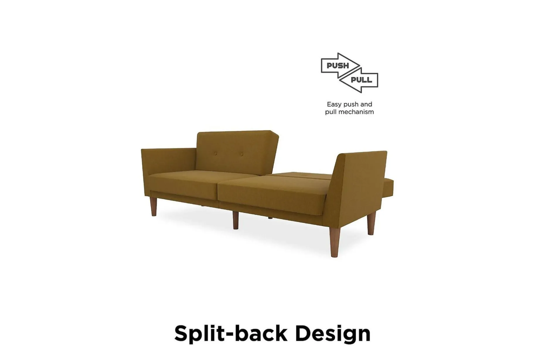 Regal 2-sits Bäddsoffa Gul