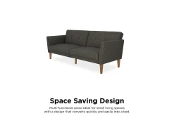 Regal 2-sits Bäddsoffa Mörkgrå