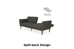 Regal 2-sits Bäddsoffa Mörkgrå