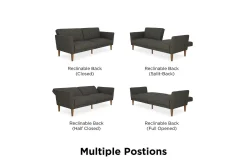 Regal 2-sits Bäddsoffa Mörkgrå
