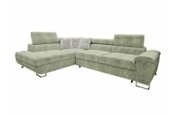 Reginia 4-sits Hörnbäddsoffa Light green