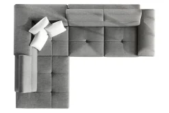 Reginia 3-sits Hörnbäddsoffa White