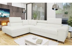 Reginia 3-sits Hörnbäddsoffa White