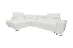 Reginia 3-sits Hörnbäddsoffa White