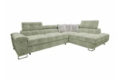 Reginia 4-sits Hörnbäddsoffa Light green
