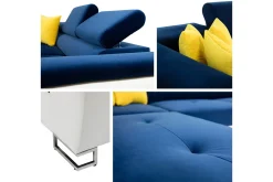 Reginia 3-sits Hörnbäddsoffa White